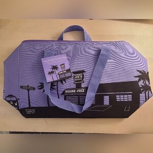 NWT Trader Joe's LARGE Insulated Bag in Lavender